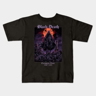 Black Death European Tour Kids T-Shirt